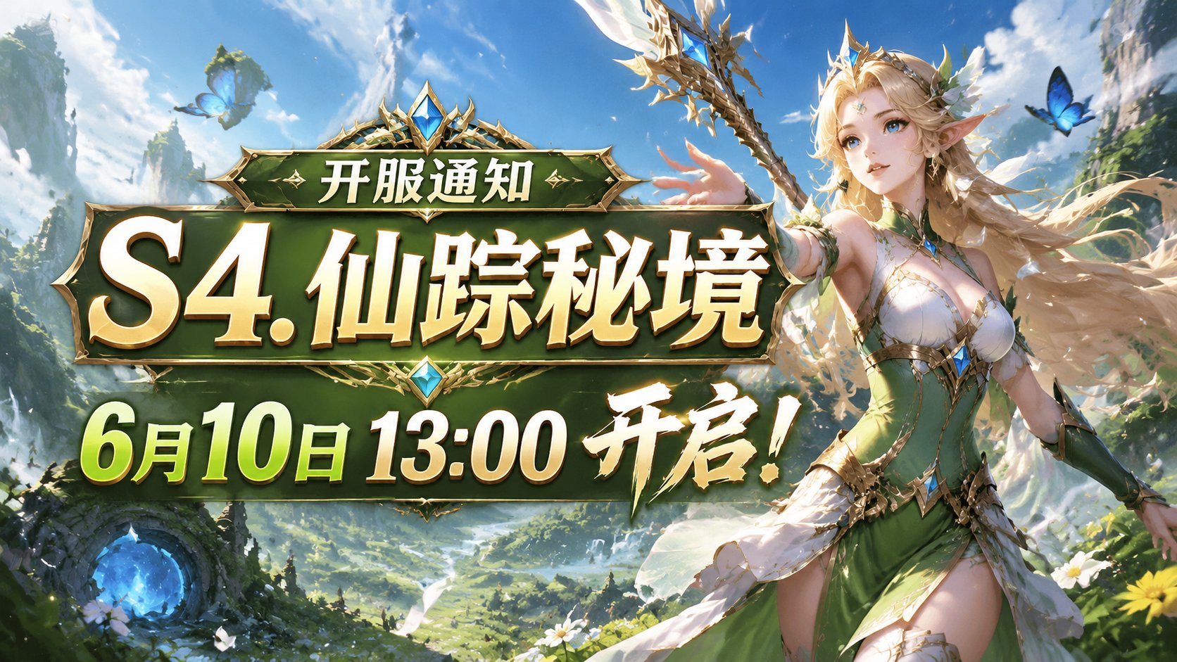 【开服通知】:“S4.仙踪秘境” 6月10日13:00开启! 【开服通知】:“S4.仙踪秘境” 6月10日13:00开启!